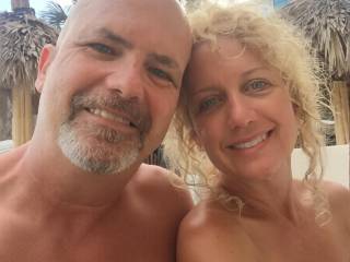 Hubby and I. He doesn\'t like his face shown but I think he should step up.