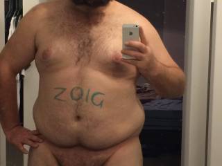 getting my zoig on - mirror writing ain't easy!