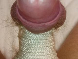 Close up of me stretching cock and balls.
I always cum when tying my cock and balls to see how it feels but can't remember if I did it this time...?