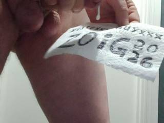 My Cum Seed Ozzing Out Of My Uncut Cock