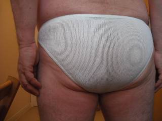 I'm not bothered if my ass looks big in these briefs but I do hope all you ladies and guys out there who are enthusiastic male ass lovers like what you see