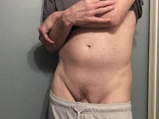 Just leaving a little to the imagination.  There will be plenty of cock shot to come
