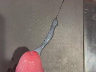 Decided I needed to let loose with a load of cum. Where would you like it?  I can work up more for you.