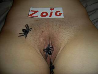I love a gentle tickling on my pussy, but damn I hate spiders x x x Have you got anything you'd like to tickle my pussy with?