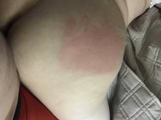 I love getting pounded from behind as my Master warms up my ass with some
Spanking.