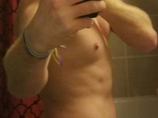 Just got out of the shower and was asked to take a pic. Here it is.