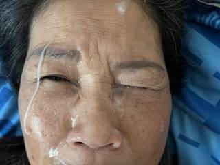 Cum rope over eye
