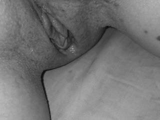 Close up in black and white
