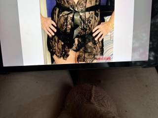 TheBigStiffOne ~ “There’s a knock at your door… You open to find her greeting you in this lingerie… What’s your first move?!?!?”