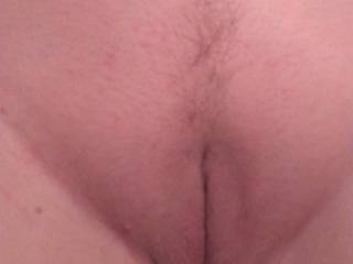Wife's pussy after I shaved her. I love landing strips.