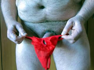 rubbing my panties