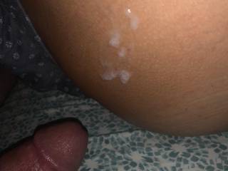 I love when he cums on me. Well what’s left of it anyway I wanted on me most of it was it my ass.