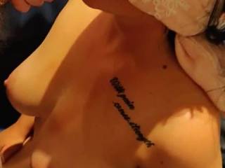 Princess Melissa getting a strangers load. She never saw him, he paid me $400.