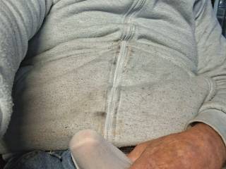 Playing in panties