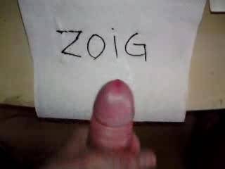 Me cumming on Zoig...