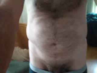 Want to pull them down the rest of the way?
