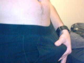 just giving myself a little rub in my tighest pair of boxers, just come out of washer, think they might have shrunk a bit
