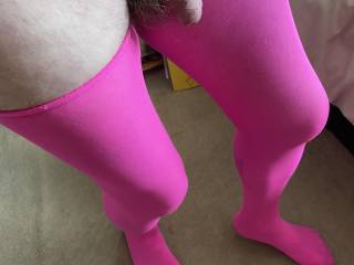 Small in nylons .