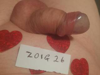 Happy valentine, 73 year old uncut dick