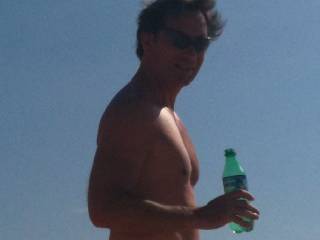 A hot day on the beach... Any women or couple wants to join me maybe...? ;)