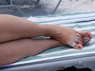 My cute little beach feet