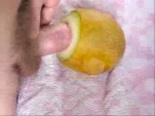 No girl around i\'m pushing my cock into the tight hole of a juicy melon until i cum. Great vaccuum effect - similar if not better than deepthroating and assfucking! Wich beautiful girl would like to apply me to hers ...