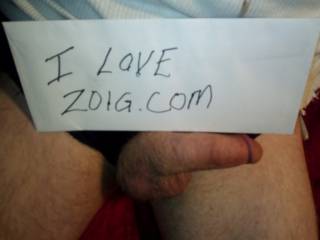 My Zoig.com submission of my cock!