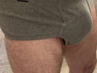 A rather large bulge in my undies.