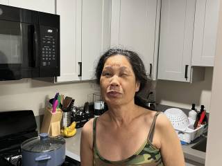 Quick facial while cooking lasagna