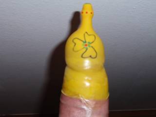 my dick with condom