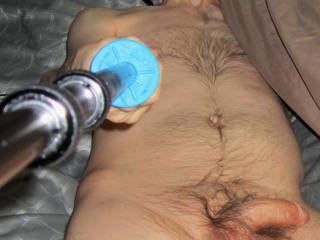 A selfie of my dick & body as I am in bed in April of 2023. Camera used, SX230.