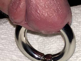 I up sized my PA to a 1g/7mm x 1” dia Screwball ring.