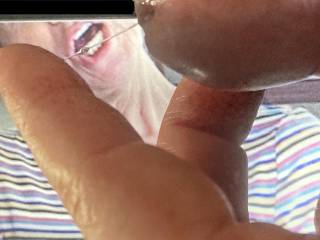 Wanna taste some warm precum...?