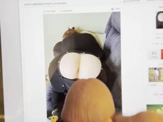 Paying a cum tribute to jeep9999 that she wanted!