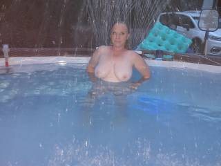 Wanna join me in the pool?