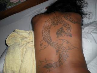 She have a Nice Tatoo this girl i meet in Phuket .-)