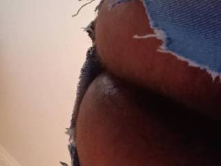 sexy fat ass gay wants your jizz inside of him in blue denim