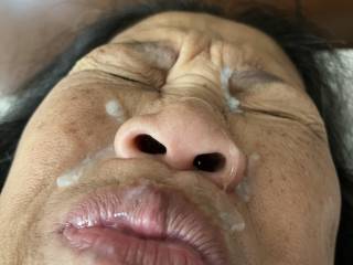 She woke up to this