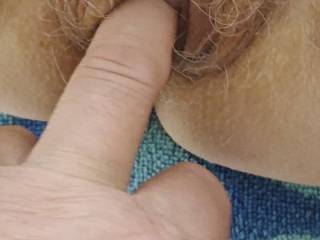 Enjoying my pussy
