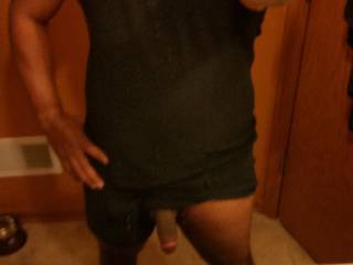 Dick hanging out