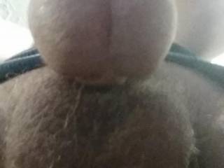Just a shot of my dick. MommaThinks It's weird.