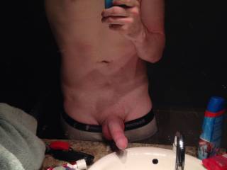 Just a mirror pic of my body and dick