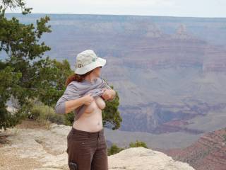 Grand Canyon flashing fun