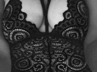 Tits in lingerie
