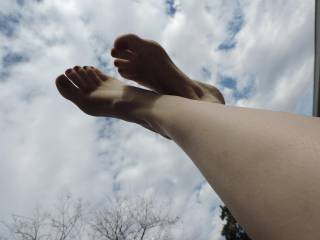 Hubby is in love with my feet. What do y’all think?