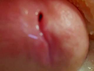 Internal view of my cock exploding