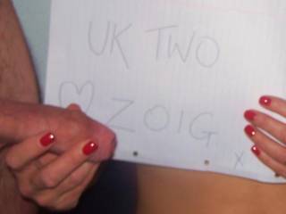 another verification photo with us both in it lol.................you like ?