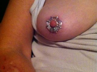 I love wearing my shields. Do you think my nipples are getting bigger?