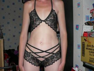 Here is photo of the wife in her new under wear
