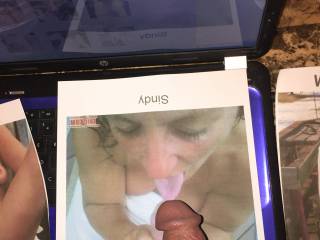 Multi picture cock tribute for Sindy!!